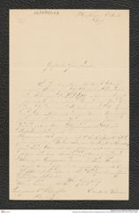 Nachlass Franz Steindachner, Brief von Elisabeth Salmin an Franz Steindachner (08.04.1877), Inv.Nr. 432.04, Seite 1
